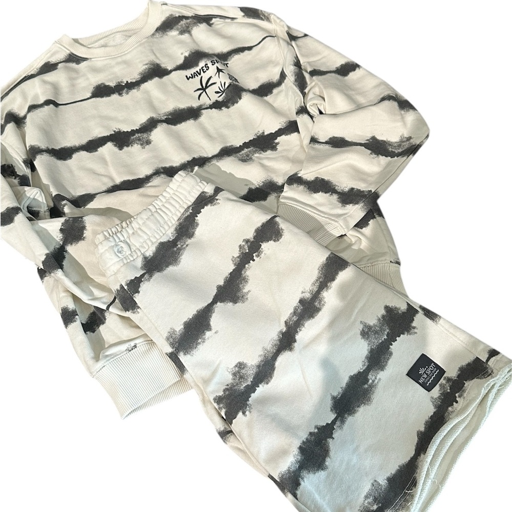 Zara Kids Matching Set in Cream and Black